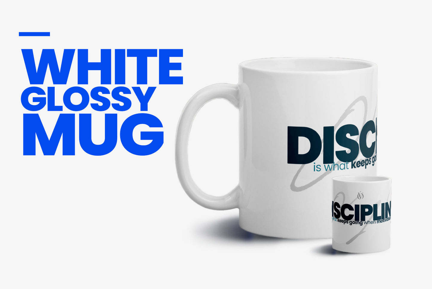 Taza Blanca Brillante