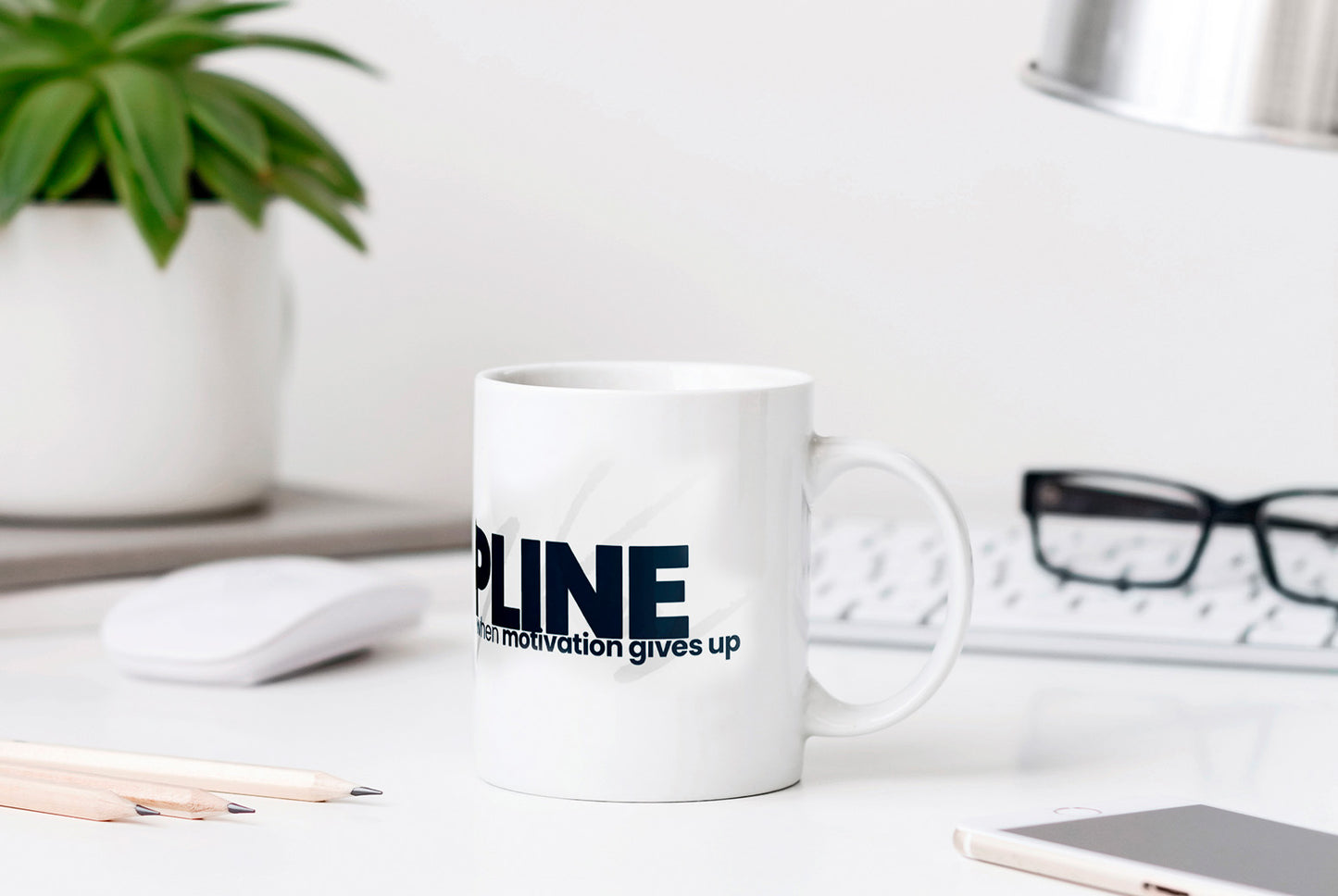 Taza Blanca Brillante